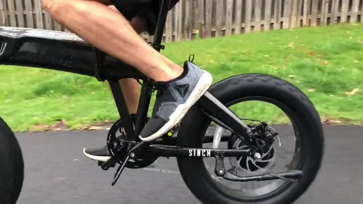Aventon Sinch during Will's test ride