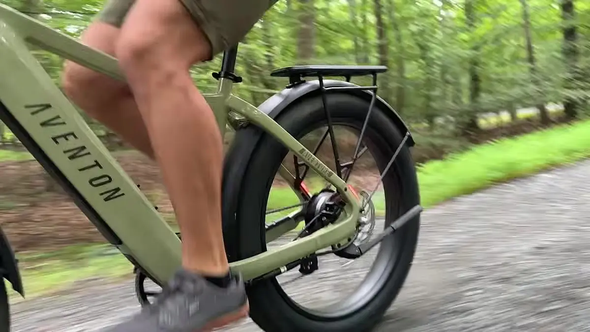 Aventon Aventure 3 on one of Will's test rides