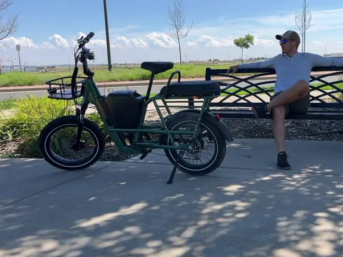 Rad RadRunner 3 Plus in a frame from Will's own test video