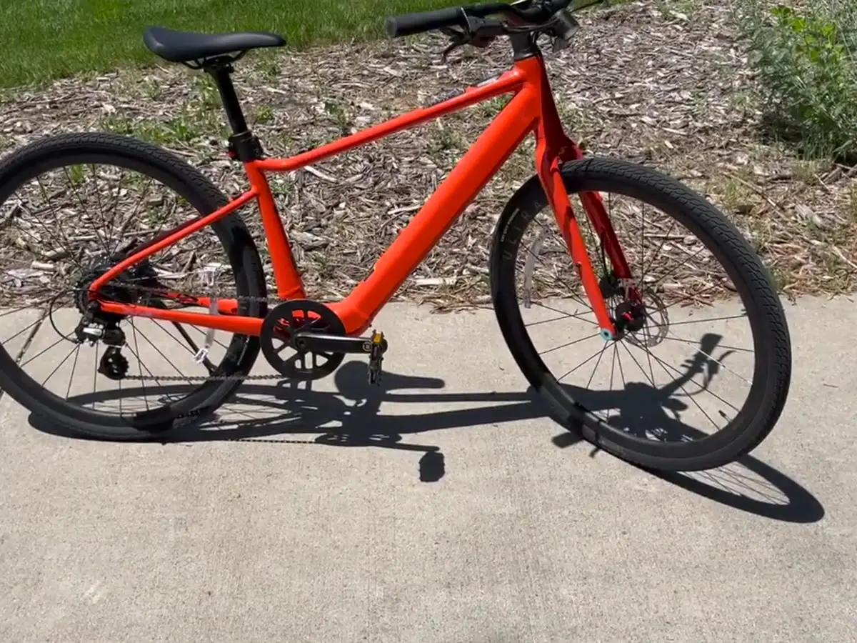 Velotric T1 ST in a frame from Will's own test video