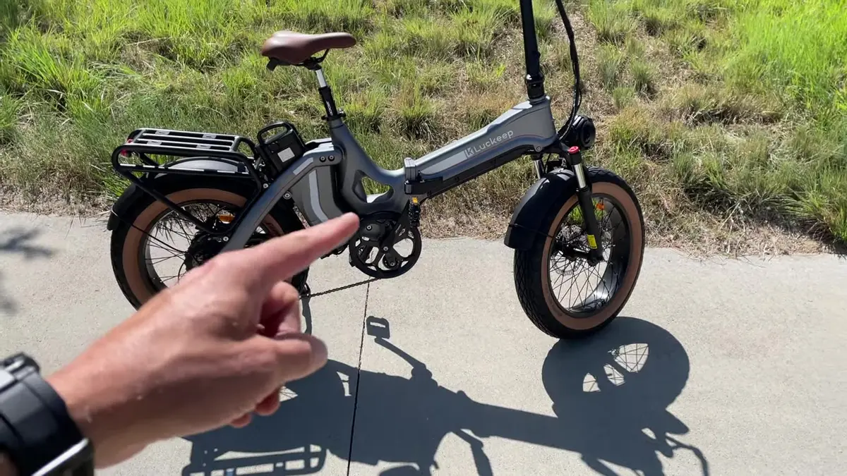 Luckeep X1 Pro during Will's test ride