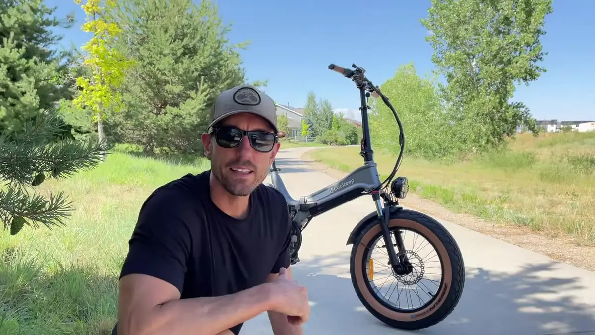 Luckeep X1 Pro during Will's test ride