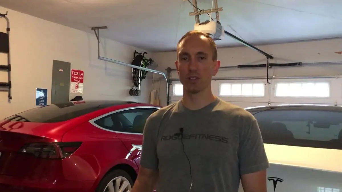 Blade sharpener in use, frame from Will's review video