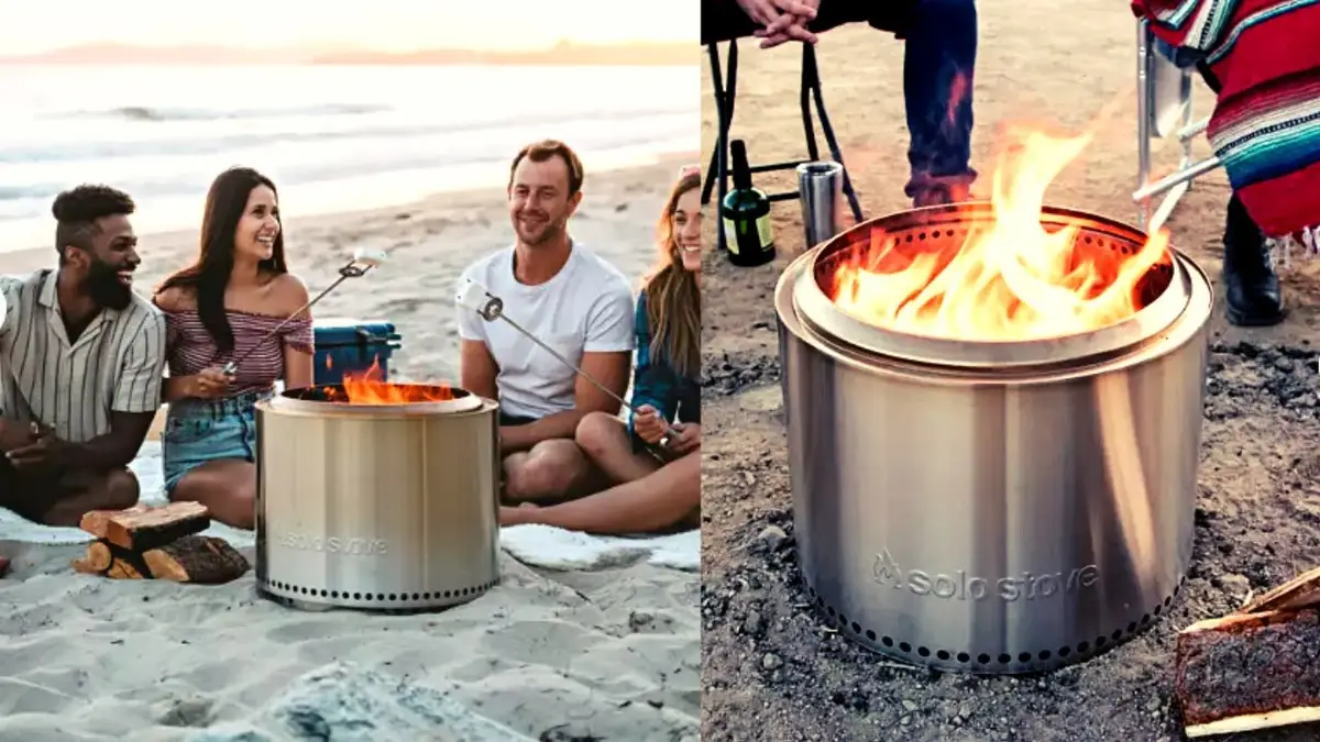 Solo Stove Bonfire, frame from Will's review video