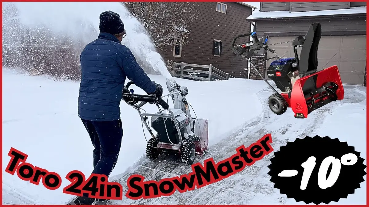 Toro SnowMaster 24", frame from Will's review video